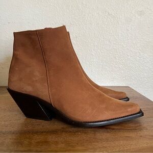 Donald J Pliner Brown Ankle Pointed Boots  Size 6.5 M
